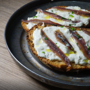 BRUSCHETTA CON BURRATA DI BUFALA
