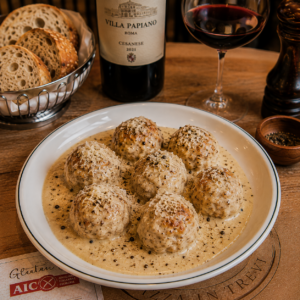 Polpette Cacio e pepe