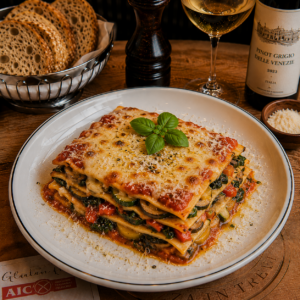 Lasagna vegetariana